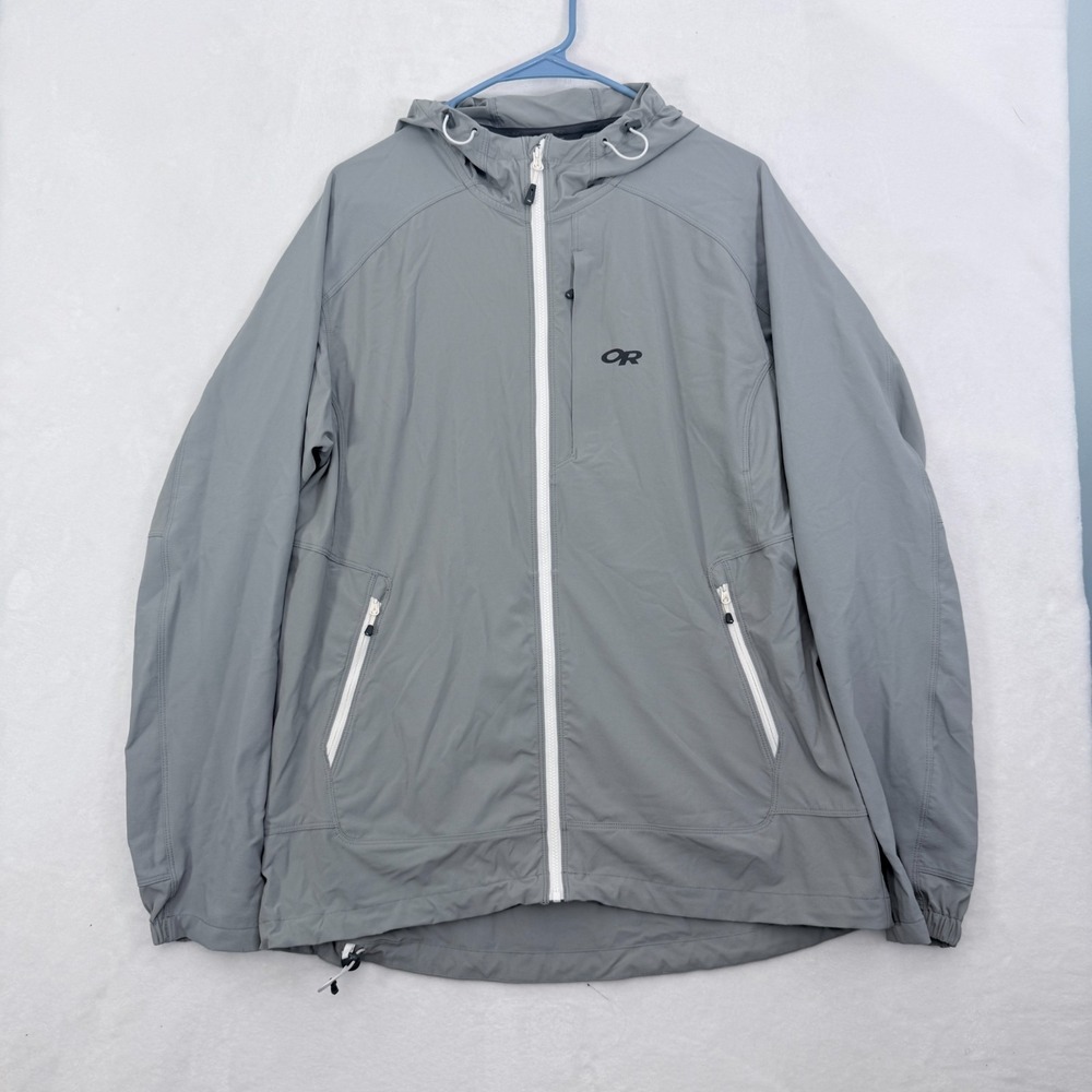 Outdoor Research Ferrosi Light Gray Hooded Jacket